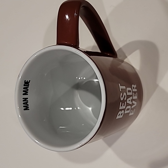 Pavillion Gifts Best Dad Ever Man Made Ceramic Coffee Mug Brown - Picture 5 of 7